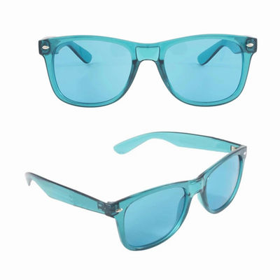 यूवी400 प्रोटेक्शन ब्लू लेंस धूप का चश्मा मूड आराम थेरेपी धूप का चश्मा