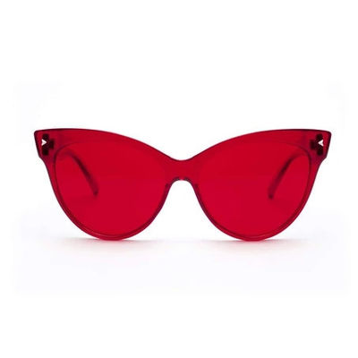 महिलाओं के फैशनेबल रंगों धूप का चश्मा कस्टम लोगो सुरक्षात्मक रंग थेरेपी सूर्य चश्मा