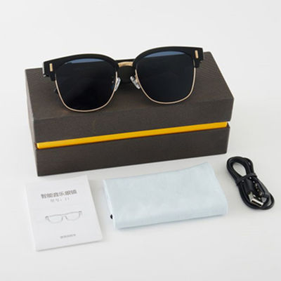 UV400 स्मार्ट ऑडियो ग्लास ध्रुवीकृत आईवियर ब्लूटूथ धूप का चश्मा