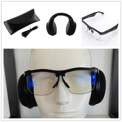 185x75x50 मिमी संगीत स्मार्ट धूप का चश्मा चश्मा चार्ज पोर्टेबल मामला